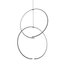Sonneman Torc SATIN BLACK 24.75W x 40H Pendant