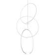 Sonneman Torc Satin White 24.75W x 56H Pendant