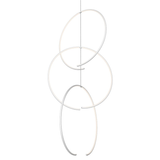Sonneman Torc Satin White 24.75W x 56H Pendant