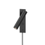 Sonneman Haim TEXTURE BLACK 1.5W x 5.5H Wall Sconce