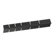 Sonneman Turo SATIN BLACK 55.25W x 6.5H Wall Sconce