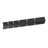 Sonneman Turo SATIN BLACK 55.25W x 6.5H Wall Sconce