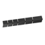 Sonneman Turo SATIN BLACK 55.25W x 6.5H Wall Sconce