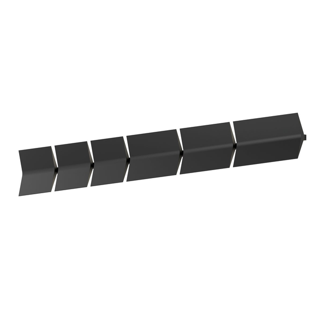 Sonneman Turo SATIN BLACK 55.25W x 6.5H Wall Sconce