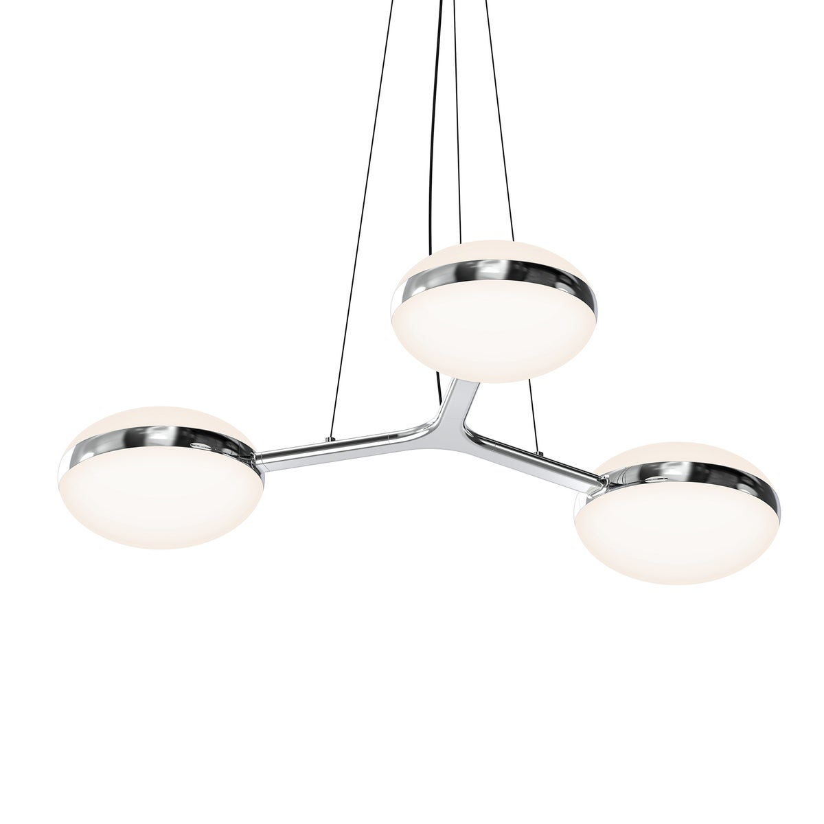 Sonneman Pillows POLISHED CHROME 35.5W x 5.5H Pendant