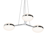 Sonneman Pillows POLISHED CHROME 35.5W x 5.5H Pendant