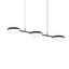 Sonneman Pillows SATIN BLACK 48.5W x 9L x 5.5H Pendant
