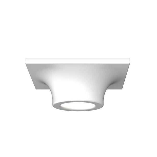 Sonneman Zoom Satin White 6W x 6L x 2H Semi-Flush Mount