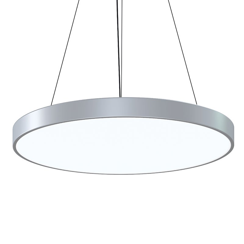 Sonneman Pi Bright Satin Aluminum 29.5W x 2.25H Pendant