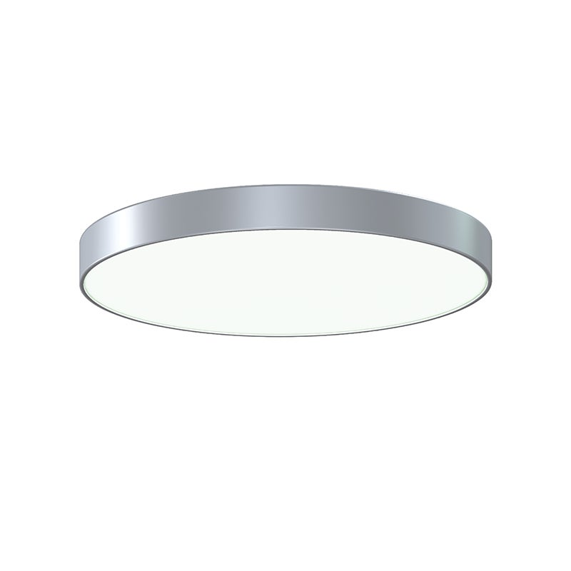 Sonneman Pi Bright Satin Aluminum 23.75W x 4H Semi-Flush Mount
