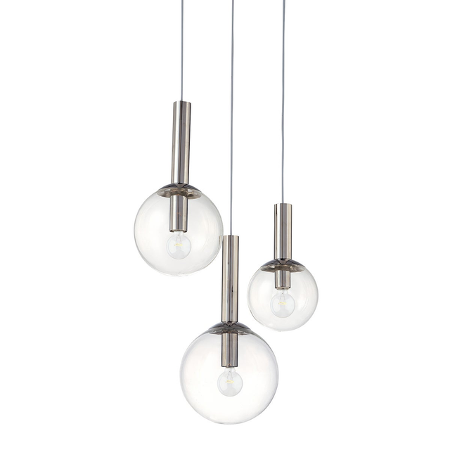 Sonneman Bubbles POLISHED NICKEL 20W x 22H Pendant