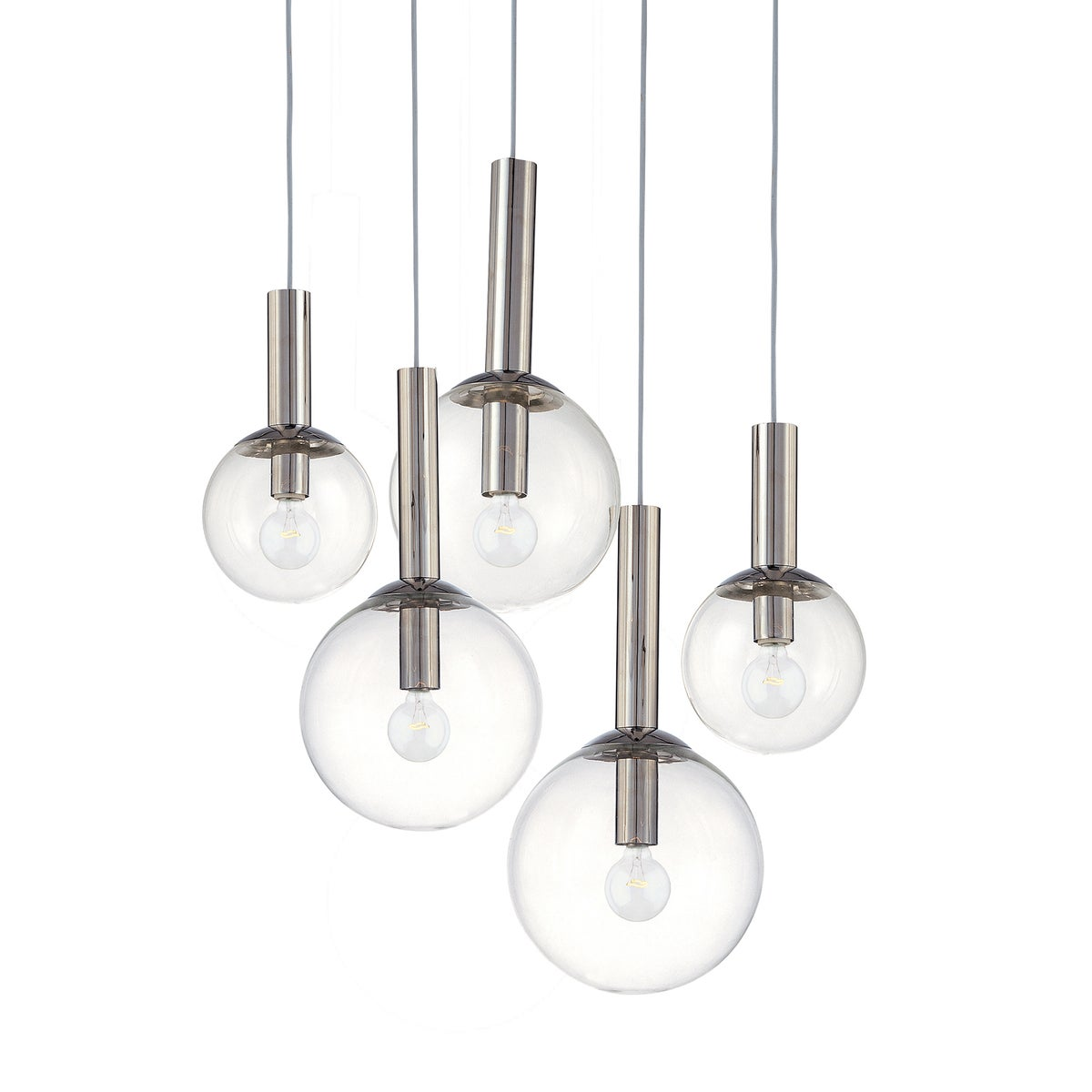 Sonneman Bubbles POLISHED NICKEL 26W x 22H Pendant