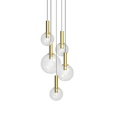 Sonneman Bubbles SATIN BRASS 26W x 22H Pendant