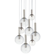 Sonneman Bubbles POLISHED NICKEL 29W x 22H Pendant