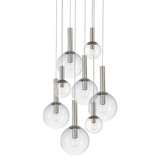 Sonneman Bubbles POLISHED NICKEL 29W x 22H Pendant