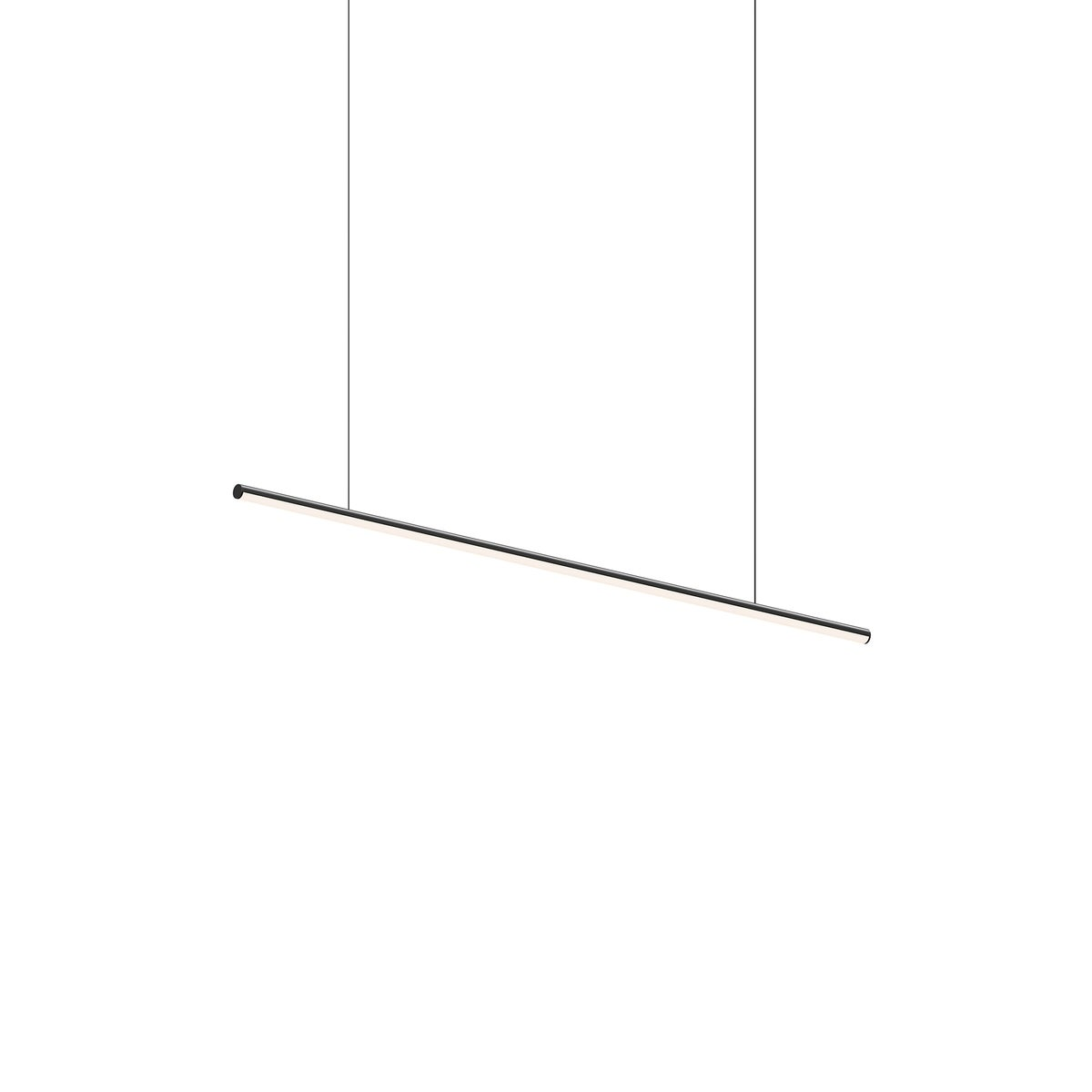 Sonneman Fino SATIN BLACK 48W x 0.75L x 0.75H Pendant