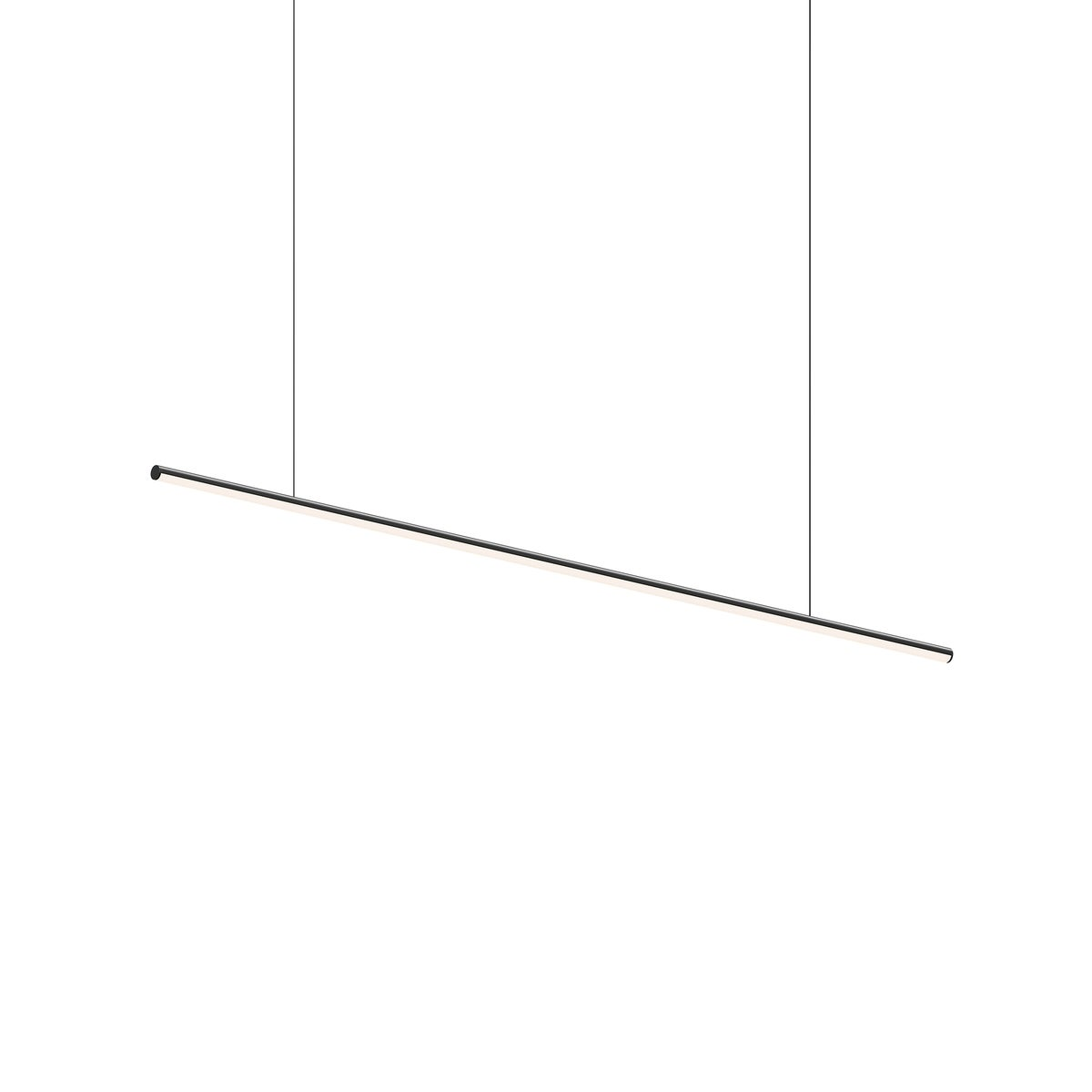 Sonneman Fino SATIN BLACK 58W x 0.75L x 0.75H Pendant