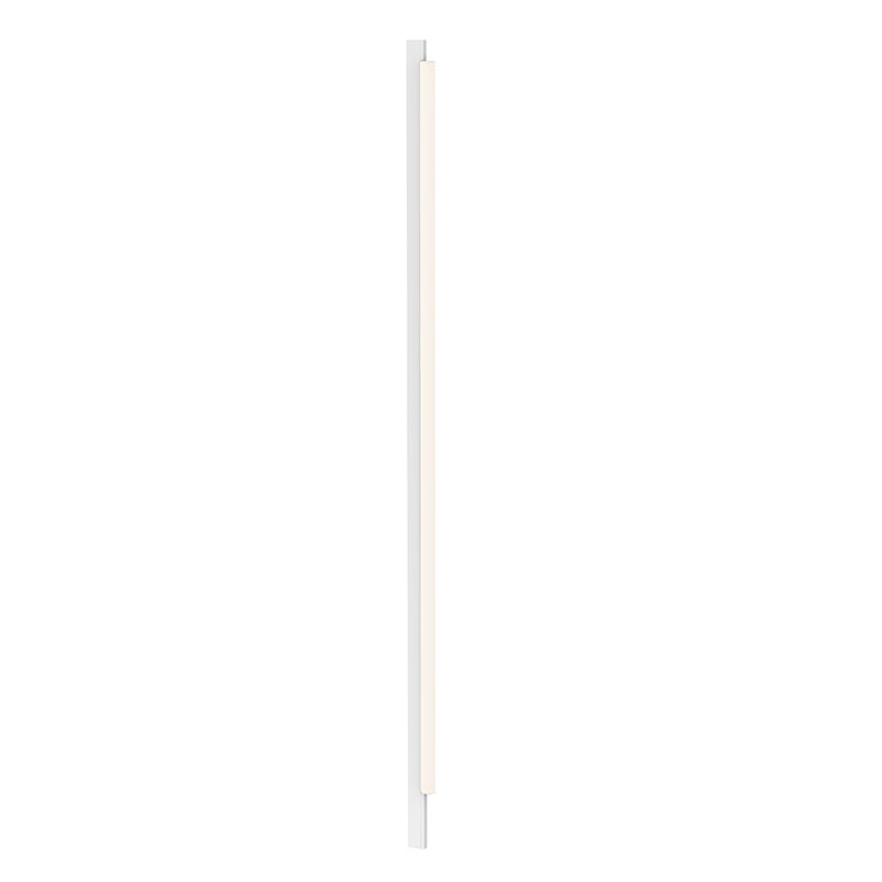 Sonneman Keel Satin White 1.5W x 82.25H Wall Sconce