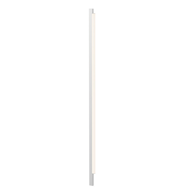 Sonneman Keel Bright Satin Aluminum 1.5W x 82.25H Wall Sconce