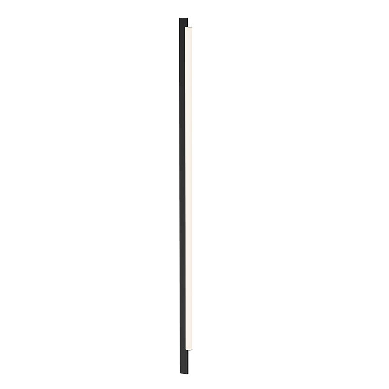 Sonneman Keel SATIN BLACK 1.5W x 82.25H Wall Sconce