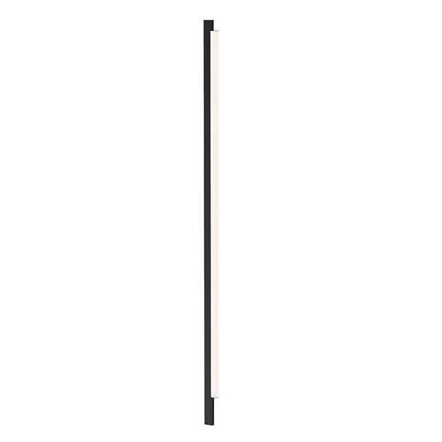 Sonneman Keel SATIN BLACK 1.5W x 82.25H Wall Sconce