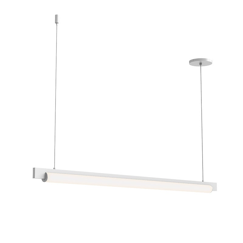 Sonneman Keel Satin White 44W x 1.5L x 2H Pendant