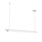 Sonneman Keel Satin White 44W x 1.5L x 2H Pendant