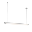 Sonneman Keel Bright Satin Aluminum 44W x 1.5L x 2H Pendant