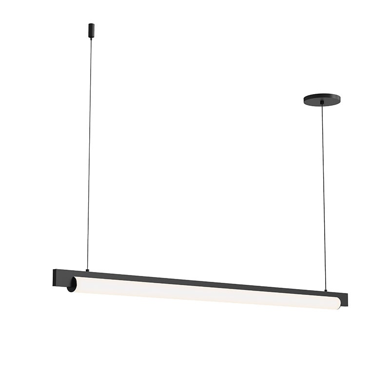 Sonneman Keel SATIN BLACK 44W x 1.5L x 2H Pendant