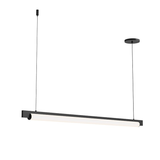Sonneman Keel SATIN BLACK 44W x 1.5L x 2H Pendant