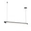 Sonneman Keel SATIN BLACK 44W x 1.5L x 2H Pendant