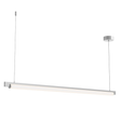 Sonneman Keel Bright Satin Aluminum 60W x 1.5L x 2H Pendant