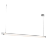 Sonneman Keel Bright Satin Aluminum 60W x 1.5L x 2H Pendant