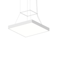 Sonneman Pi Satin White 24W x 24L x 2.5H Pendant