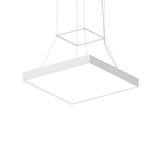 Sonneman Pi Satin White 24W x 24L x 2.5H Pendant