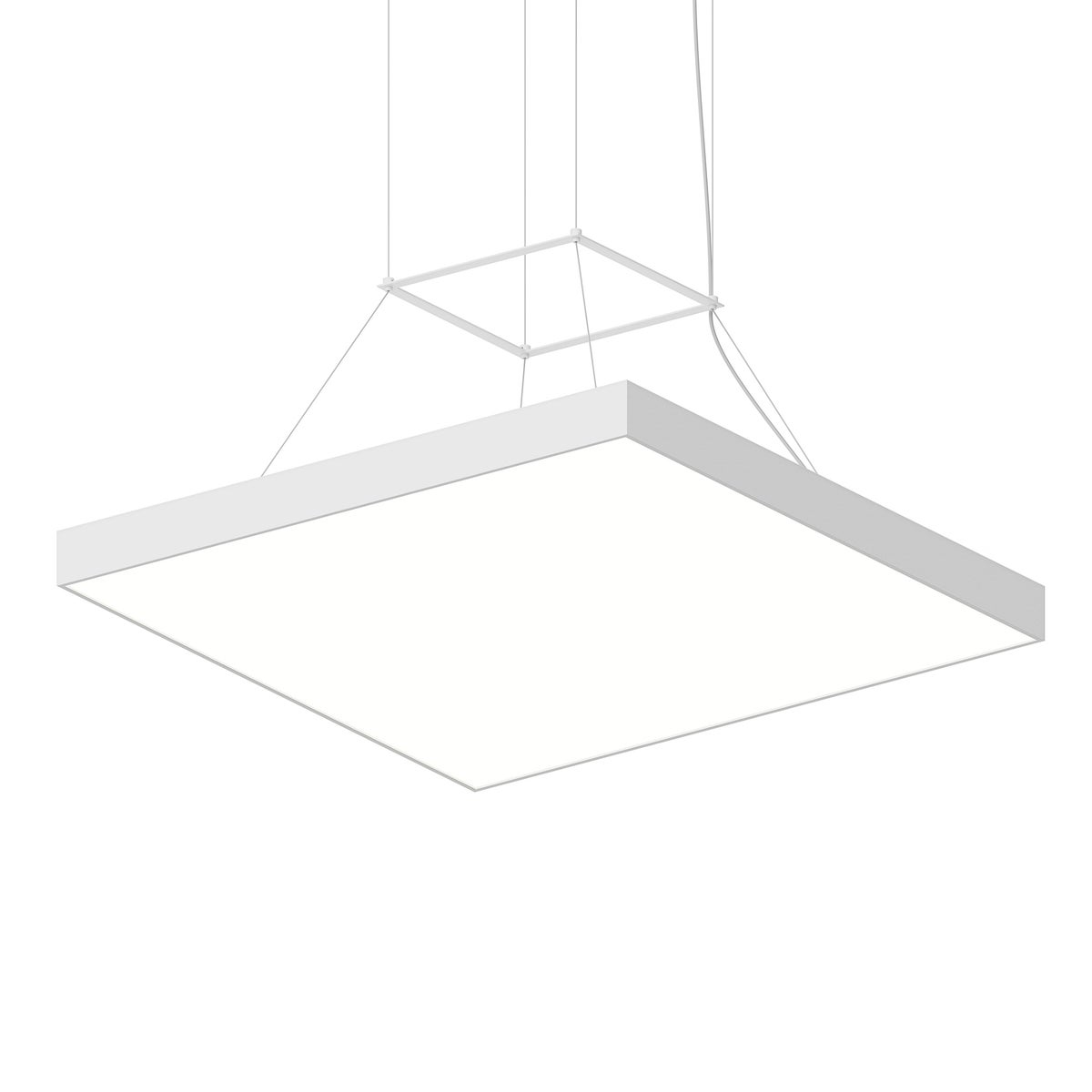 Sonneman Pi Satin White 30W x 30L x 2.5H Pendant