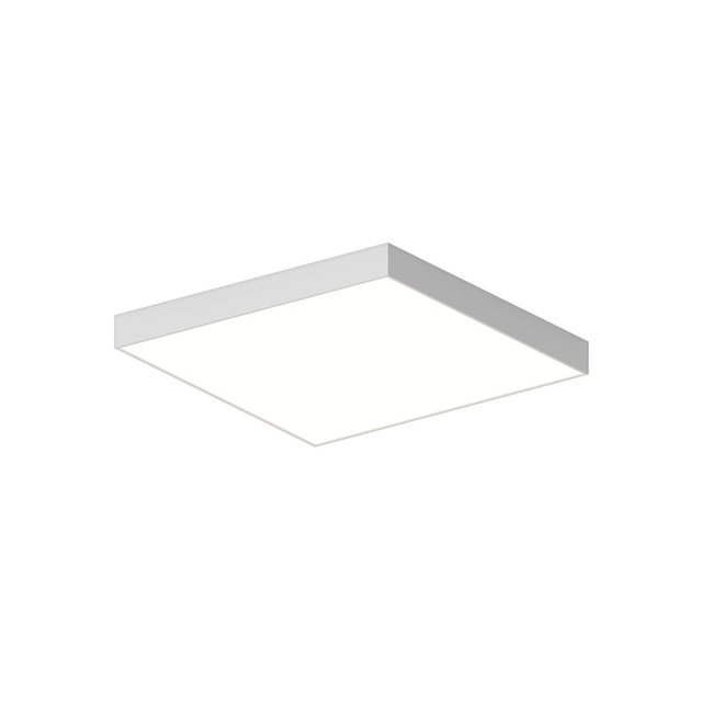 Sonneman Pi Satin White 24W x 24L x 4H Semi-Flush Mount
