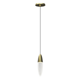 Sonneman Sultana SATIN BRASS 2.5W x 11H Pendant