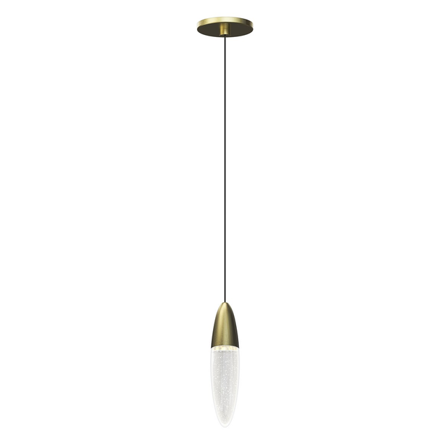 Sonneman Sultana SATIN BRASS 2.5W x 11H Pendant