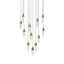 Sonneman Sultana SATIN BRASS 25.25W x 11H Pendant