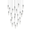 Sonneman Sultana POLISHED CHROME 37W x 11H Pendant