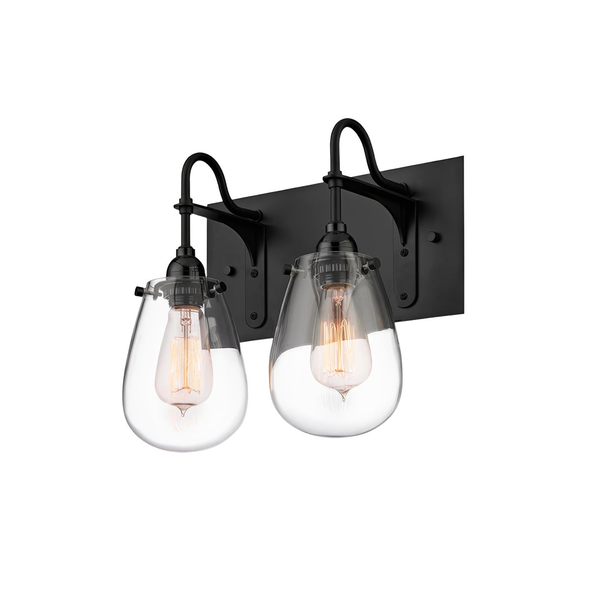 Sonneman Chelsea SATIN BLACK 12.25W x 12.5H Lighting