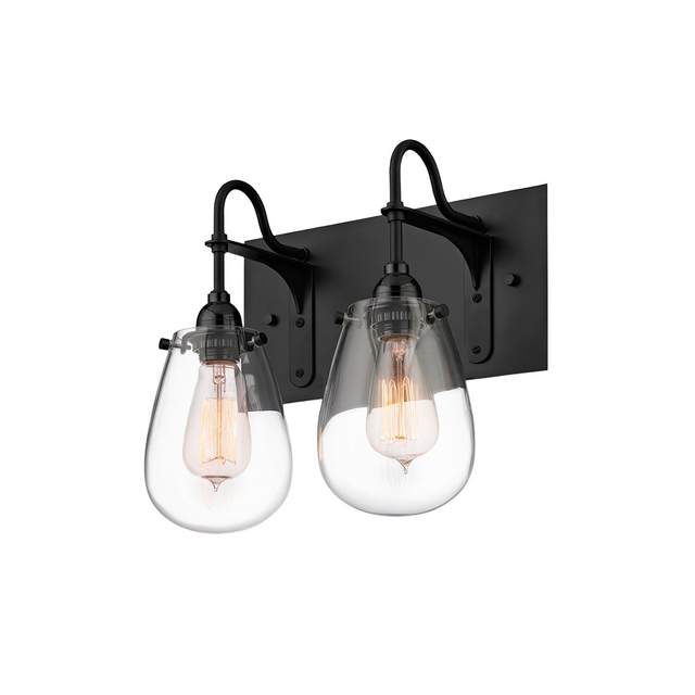 Sonneman Chelsea SATIN BLACK 12.25W x 12.5H Lighting