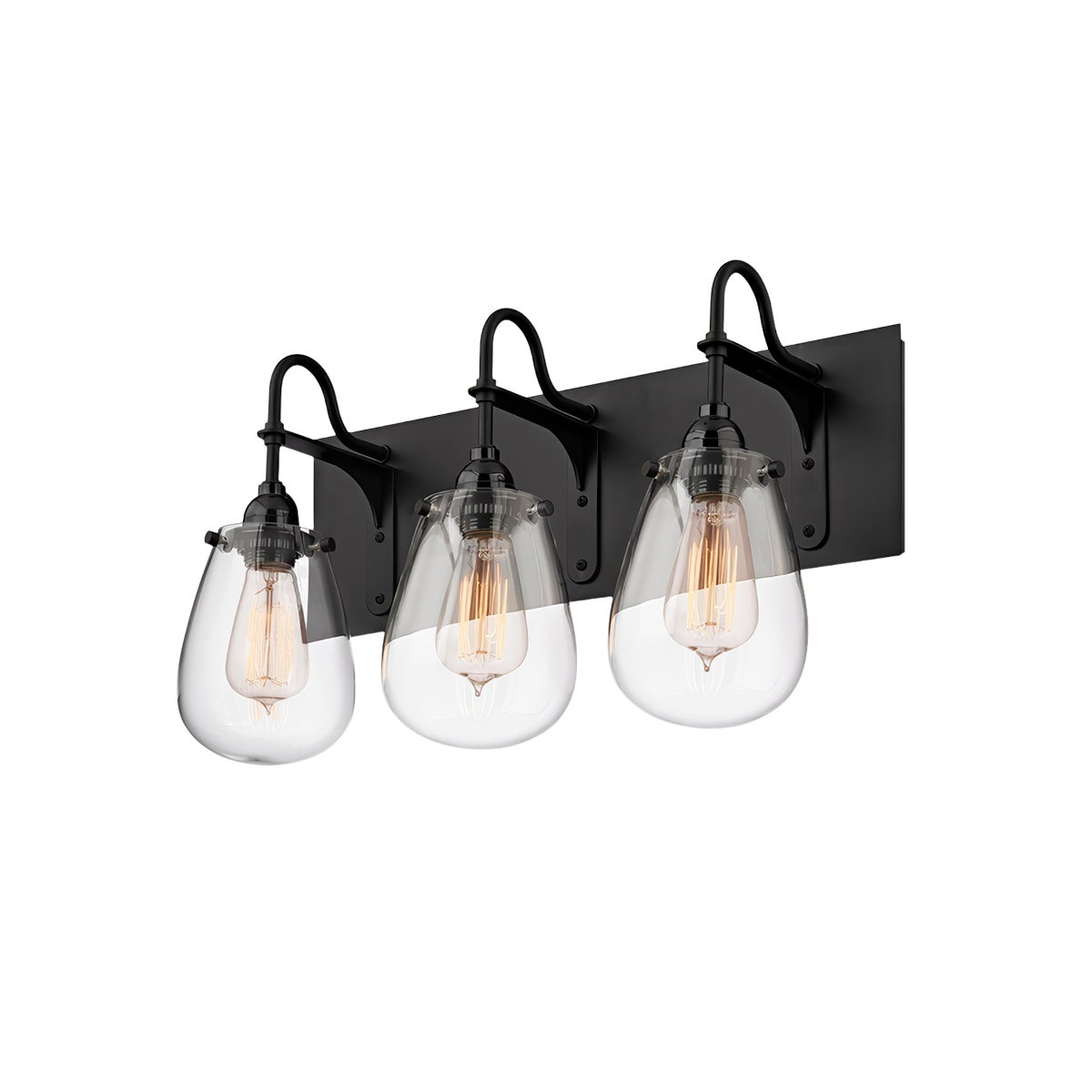 Sonneman Chelsea SATIN BLACK 19.25W x 12.5H Lighting