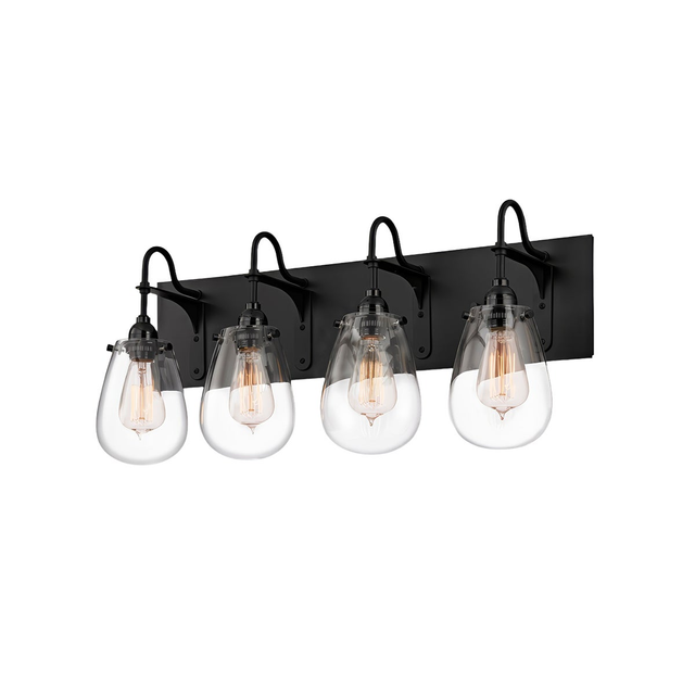 Sonneman Chelsea SATIN BLACK 26.25W x 12.5H Lighting