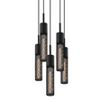 Sonneman Urban Edge TEXTURE BLACK 12W x 17.5H Pendant