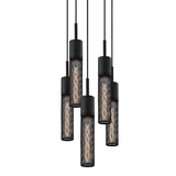 Sonneman Urban Edge TEXTURE BLACK 12W x 17.5H Pendant