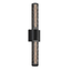 Sonneman Urban Edge TEXTURE BLACK 5W x 24H Wall Sconce