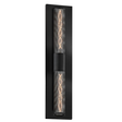 Sonneman Urban Edge TEXTURE BLACK 5W x 26H Wall Sconce