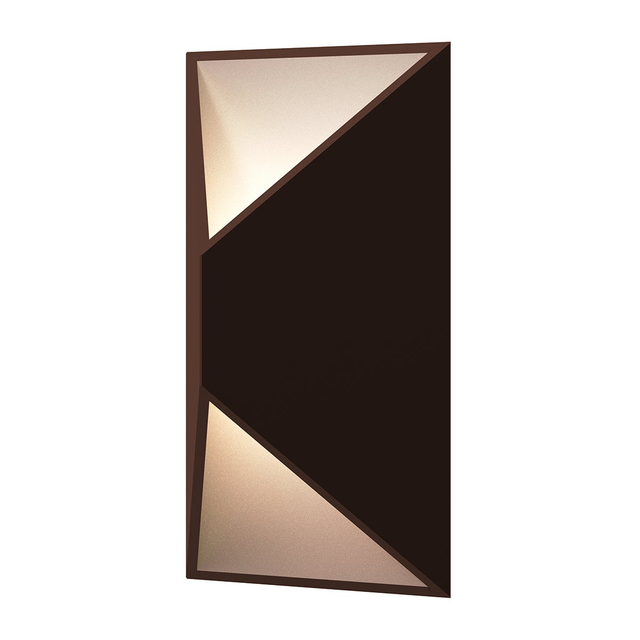 Sonneman Prisma TEXTURED BRONZE 7W x 11H Wall Sconce